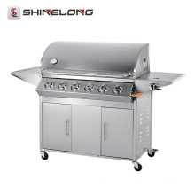 2017 ShineLong Heißer Verkauf Rauchlosen Rotierenden Professionelle bbq gasgrill